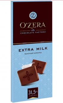 Ozera Шоколад молочный Extra milk 90гр. КДВ