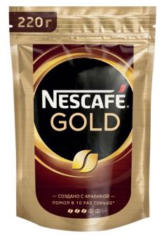 Кофе растворимый Nescafé Gold сублимированный, 220 гр. Лента
