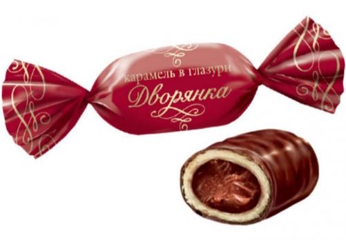 Карамель Дворянка, в шоколадной глазури, 0.5 кг. КДВ