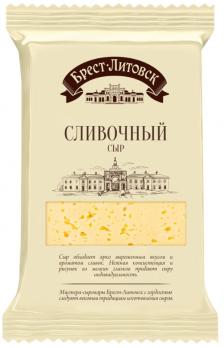 Сыр Брест-Литовк Сливочный 200 гр. Лента