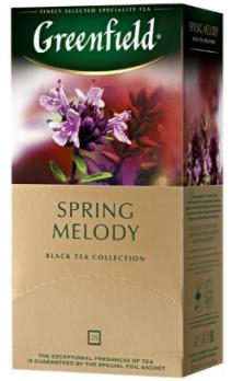 Чай черный Greenfield Spring Melody, 25 пакетов, 50 гр. Лента