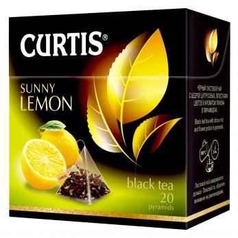 Чай черный CURTIS Sunny Lemon, 20 пирамидок, 40 гр. Лента