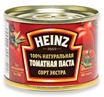 Томатная паста HEINZ 70 гр. Лента