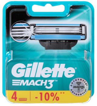 Кассеты для станка Gillette MACH 3,  4 шт. Лента