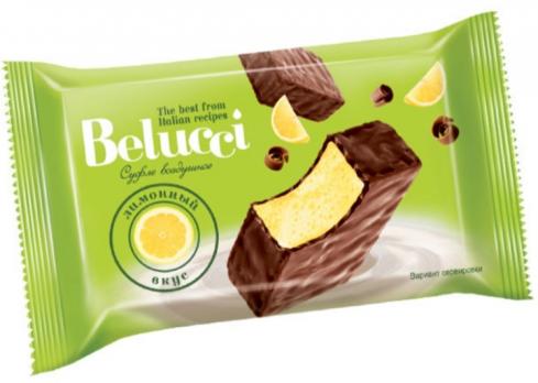 Конфета Bellucci, с лимонным вкусом, (коробка 1.2 кг.) КДВ