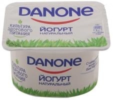 Йогурт DANONE натуральный 3,3% 110 гр. Лента
