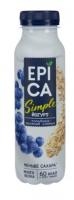 Йогурт EPICA Simple питьевой, с Голубика Овсяные хлопья, 1,2% 290 гр.