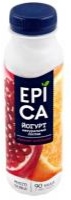 Йогурт EPICA питьевой с гранатом и апельсином 2,5% 290 гр. Лента
